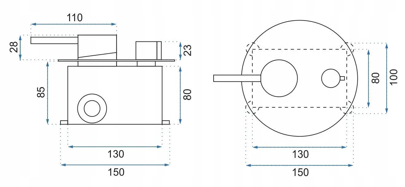 DUŠO MAIŠYTUVAS „REA LUNGO MILER THERMOSTAT + BOX“ CHROMO